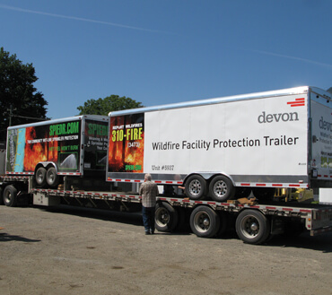 Structure Protection Trailers and Equipment